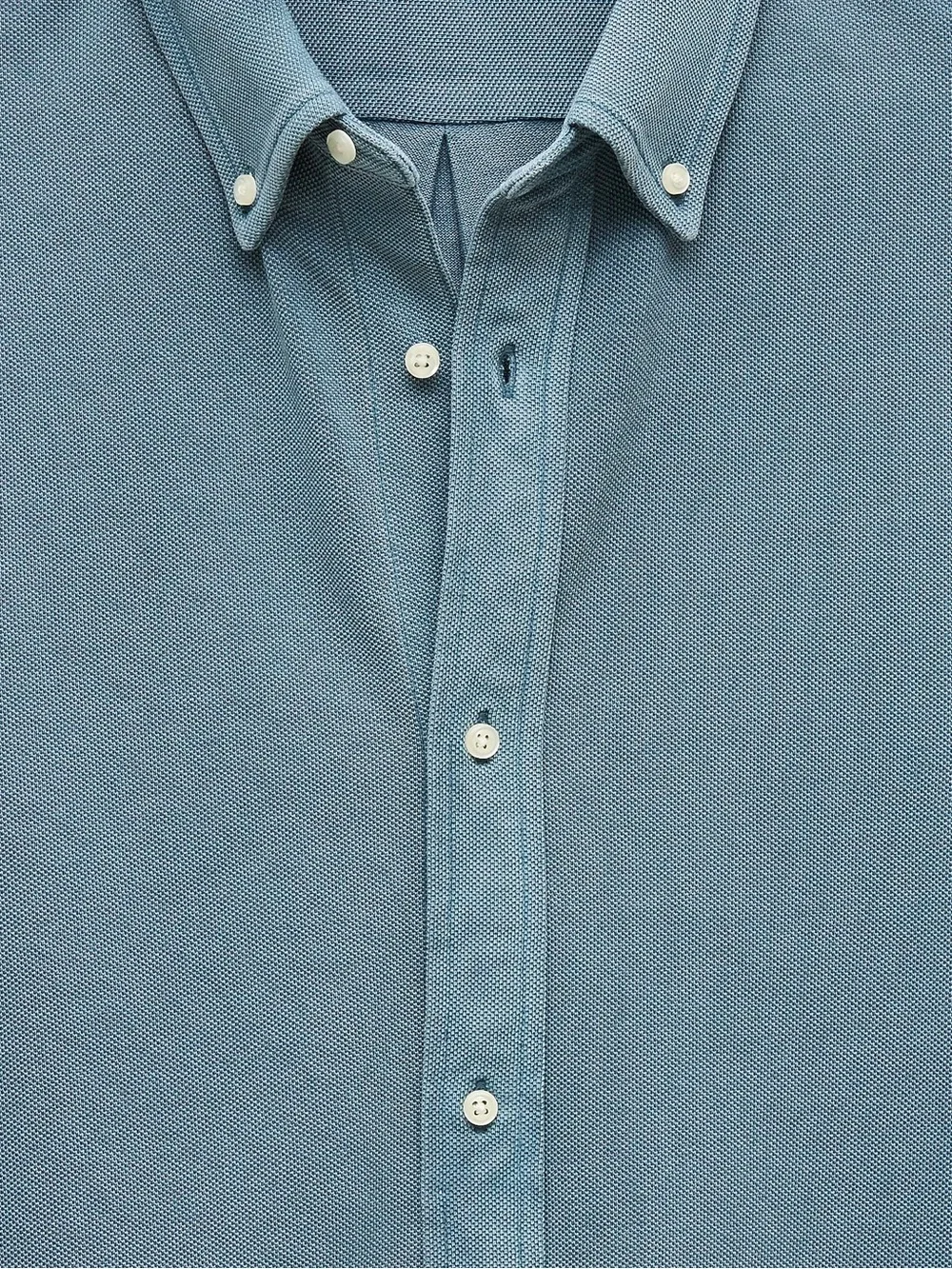 J. Crew Men's Chambray Button-Down Shirt in Slate Blue